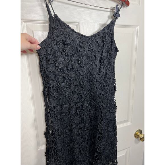 Erin Fetherston NWT Lillian Open Lace Maxi Dress Black Women's Cocktail Special - Picture 3 of 14